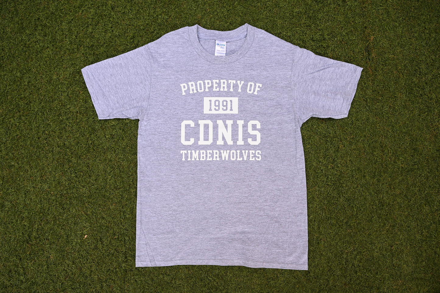 Property of 1991 CDNIS Timberwolves Tee