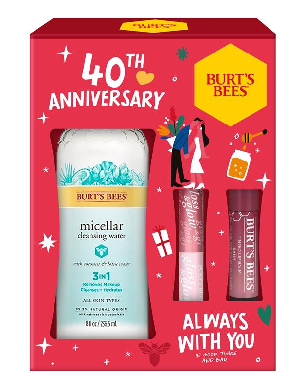 Burt's Bees Glow & Kiss Gift
