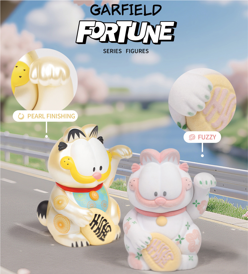 GARFIELD FORTUNE series figures (1 Blind Box)