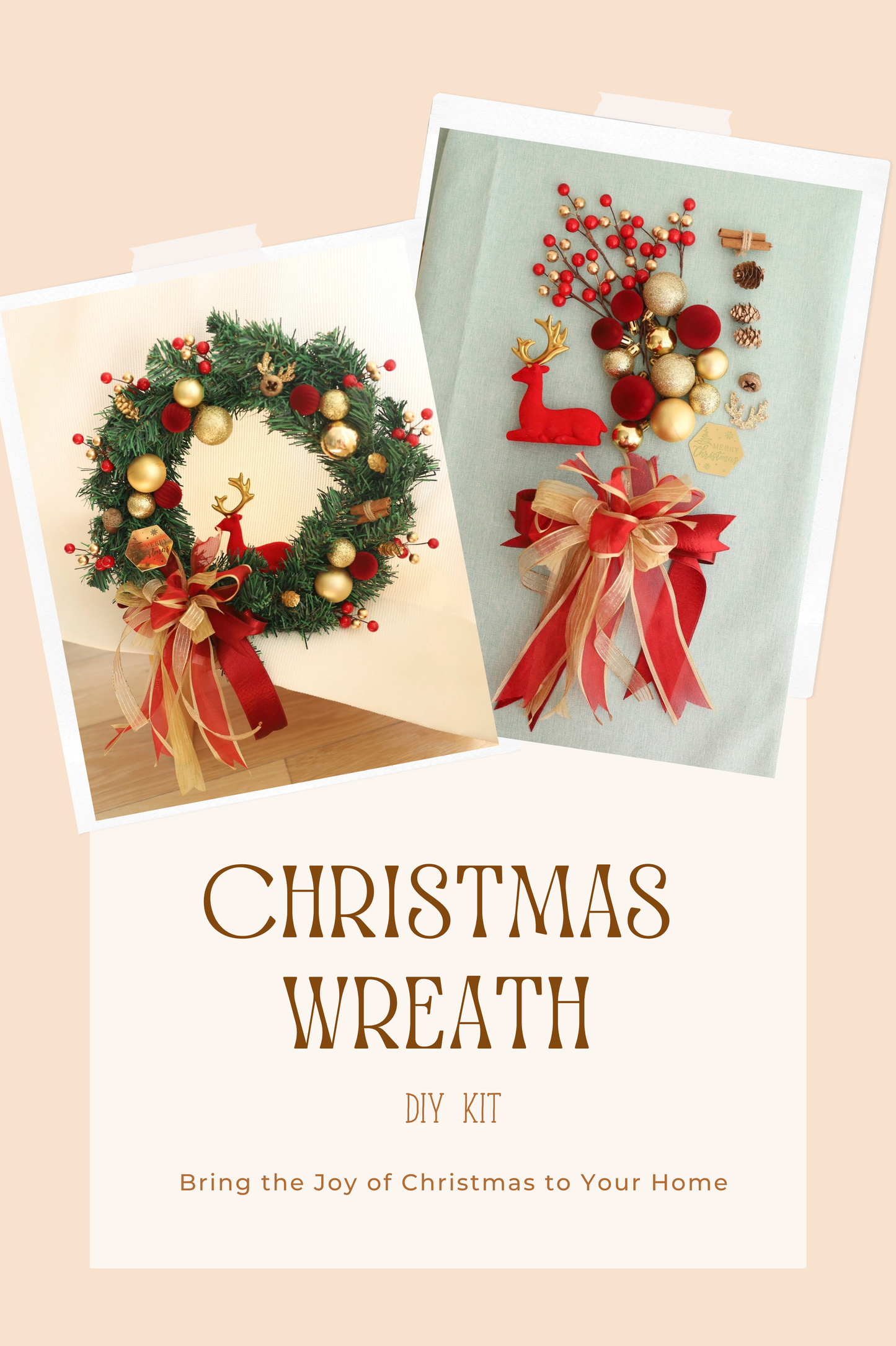 CDNIS Scandinavian Christmas Tree and Wreath