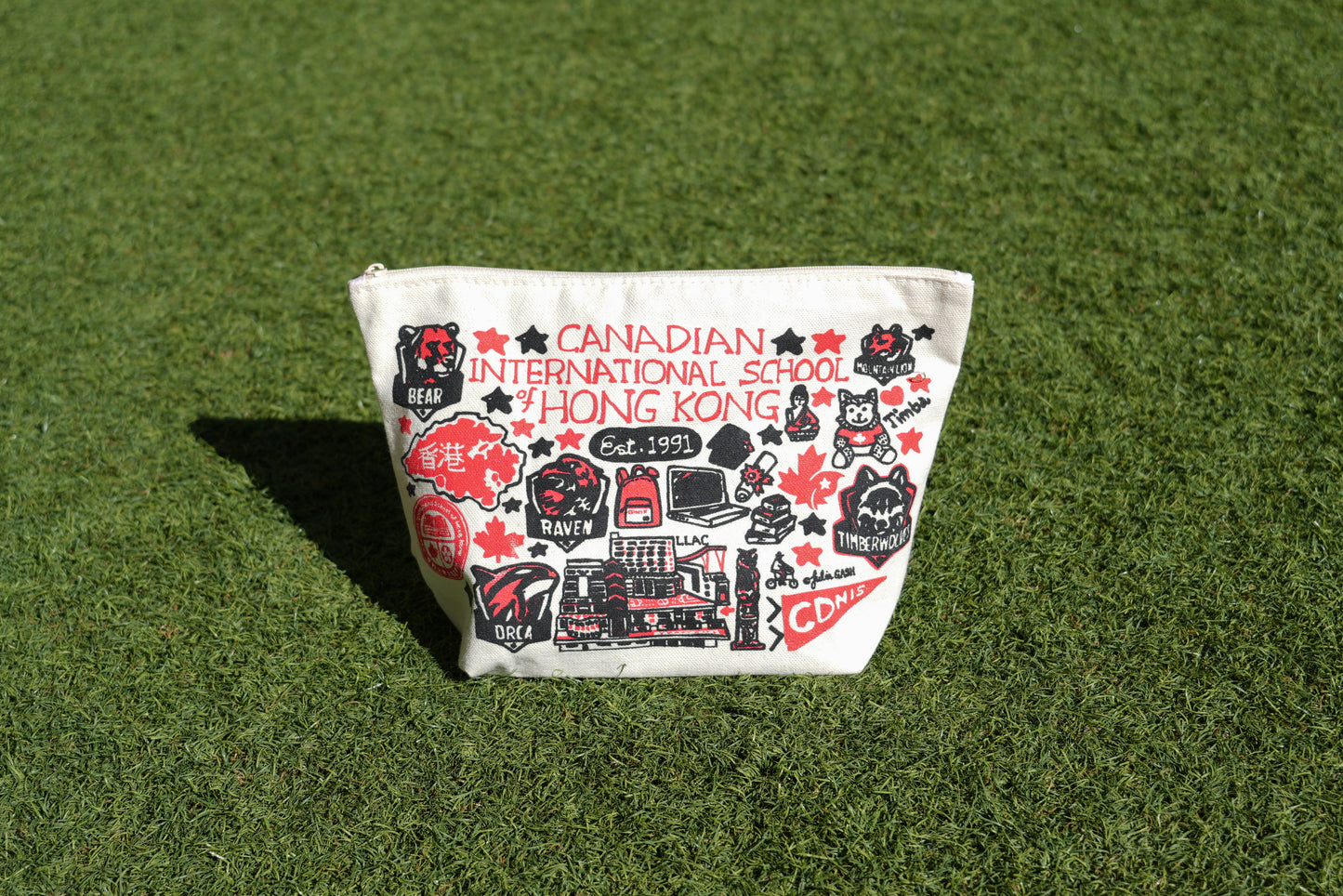 Julia Gash Canvas Zipper Case