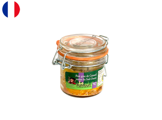 Foie Gras, Whole Duck - Ferme du Puntoun (Small Jar), 90g