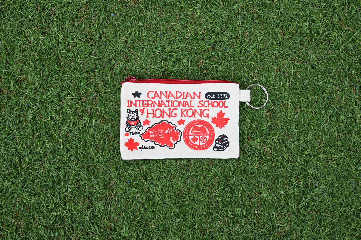 Julia Gash Canvas Coin Pouch