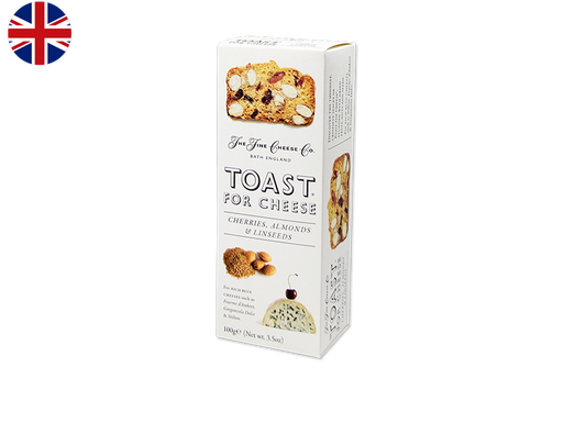 Toasts with Cherries, Almonds and Linseeds, 100g